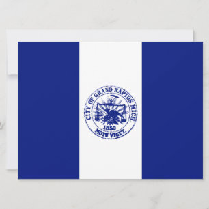 Flag of Grand Rapids (Michigan City) Card