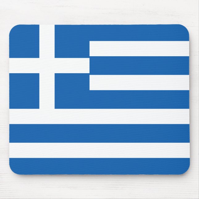 Flag of Greece Greek Flag Mouse Mat (Front)