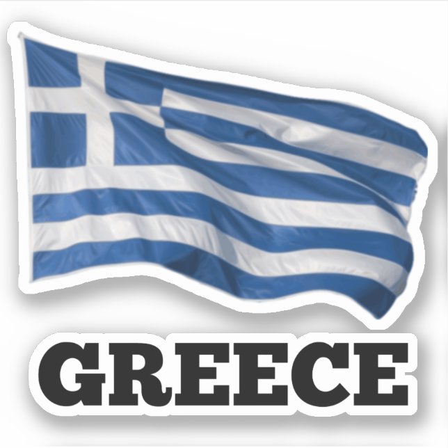 Flag of Greece, labelled (Front)
