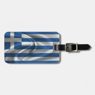 Flag Of Greece Luggage Tag