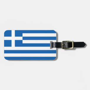 Flag of Greece Luggage Tag