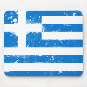 Flag of Greece Mouse Mat