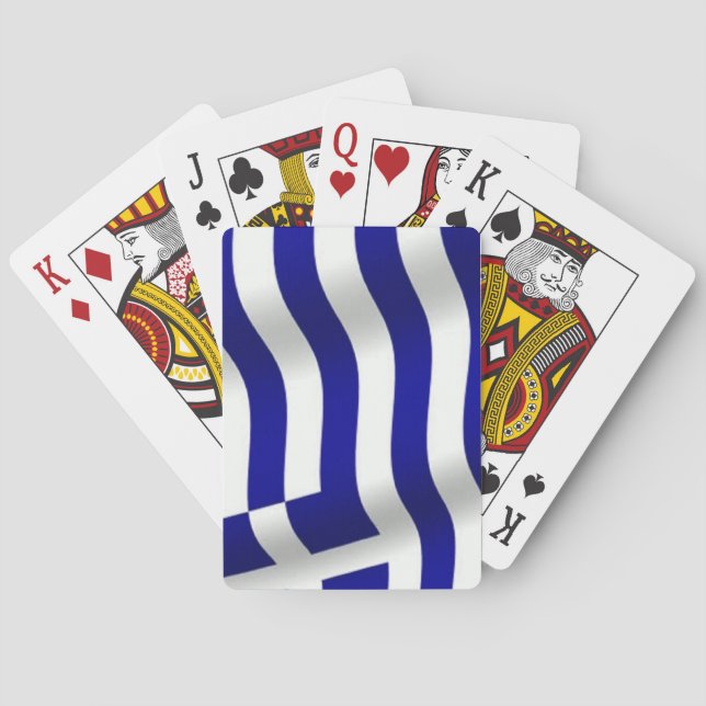Flag of Greece Playing Cards (Back)