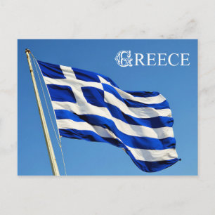 Flag of Greece Postcard