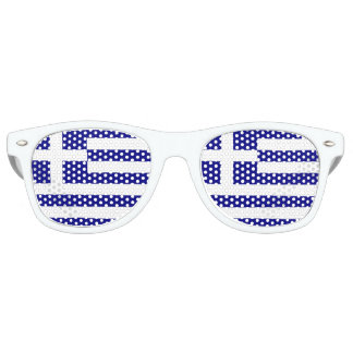Flag of Greece Retro Sunglasses