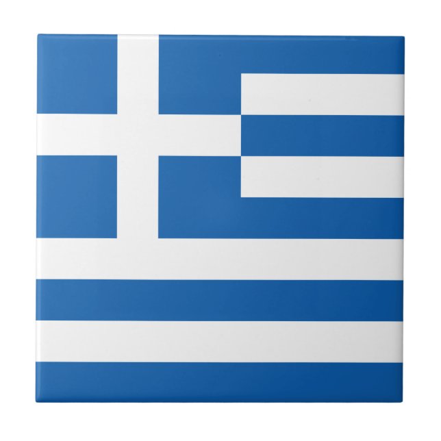 Flag of Greece Tile (Front)