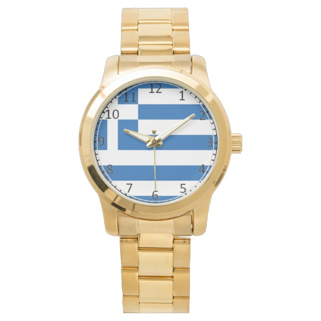 Flag of Greece Watch (Front)