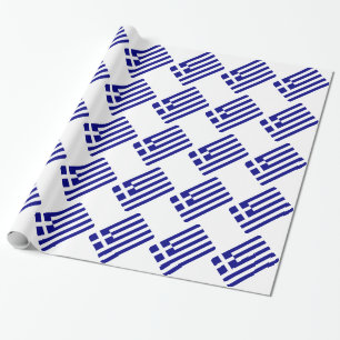 Flag of Greece Wrapping Paper