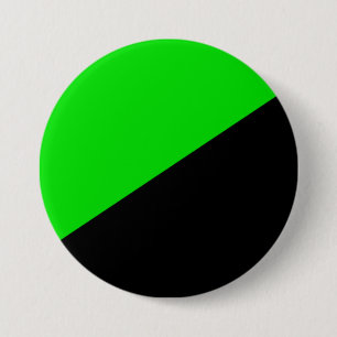 Flag of Green Anarchism 7.5 Cm Round Badge