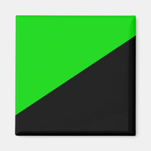 Flag of Green Anarchism Magnet