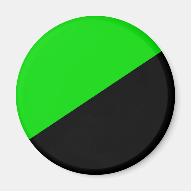 Flag of Green Anarchism Magnet (Front)
