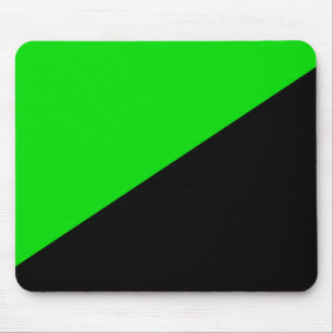 Flag of Green Anarchism Mouse Mat