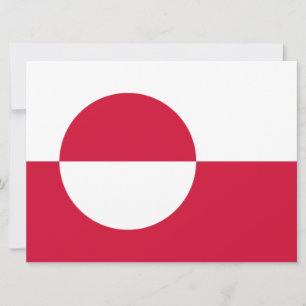 Flag of Greenland Card