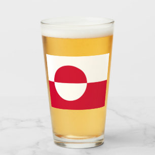 Flag of Greenland Glass