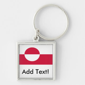Flag of Greenland Key Ring