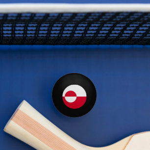 Flag of Greenland Ping Pong Ball