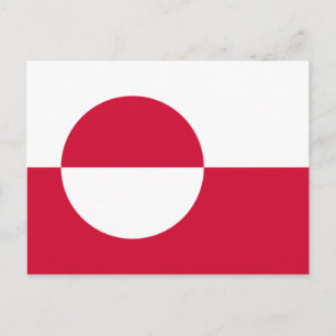 Flag of Greenland Postcard