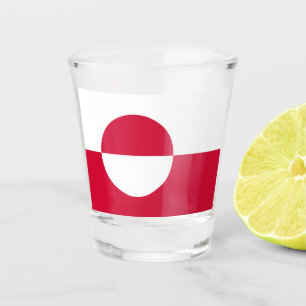 Flag of Greenland Shot Glass