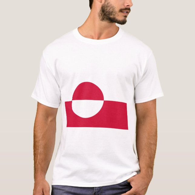 Flag of Greenland T-Shirt (Front)