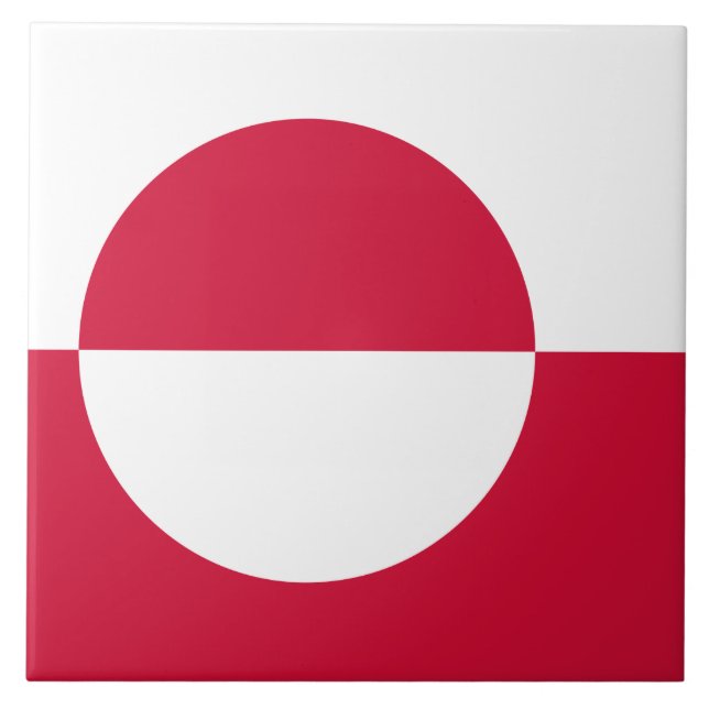 Flag of Greenland Tile (Front)