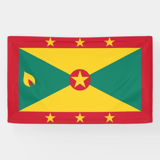 Flag of Grenada Banner (Horizontal)