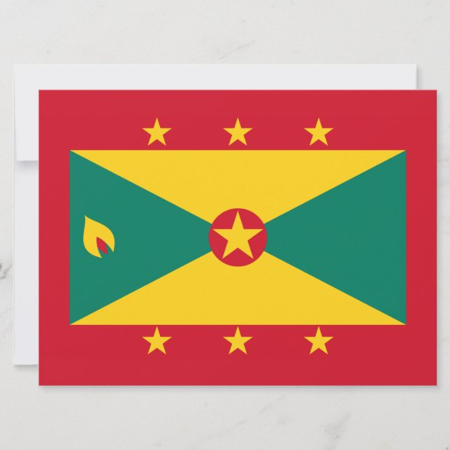 Flag of Grenada Card (Front)