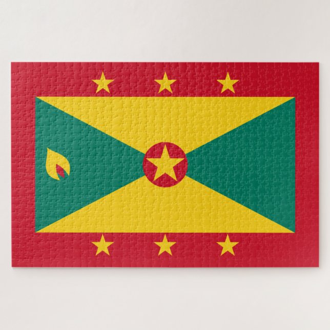 Flag of Grenada Jigsaw Puzzle (Horizontal)