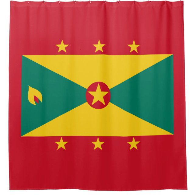 Flag of Grenada Shower Curtain (Front)