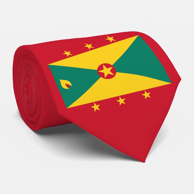Flag of Grenada Tie (Rolled)