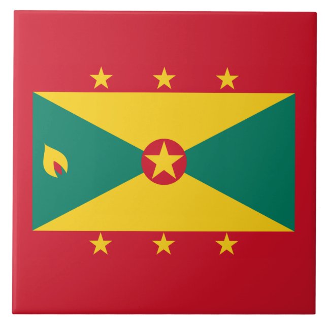 Flag of Grenada Tile (Front)