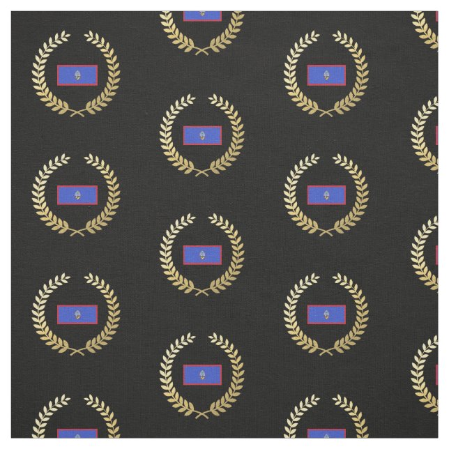 Flag of Guam Fabric (Swatch)