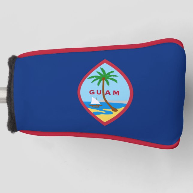 Flag of Guam Golf Head Cover (Front)
