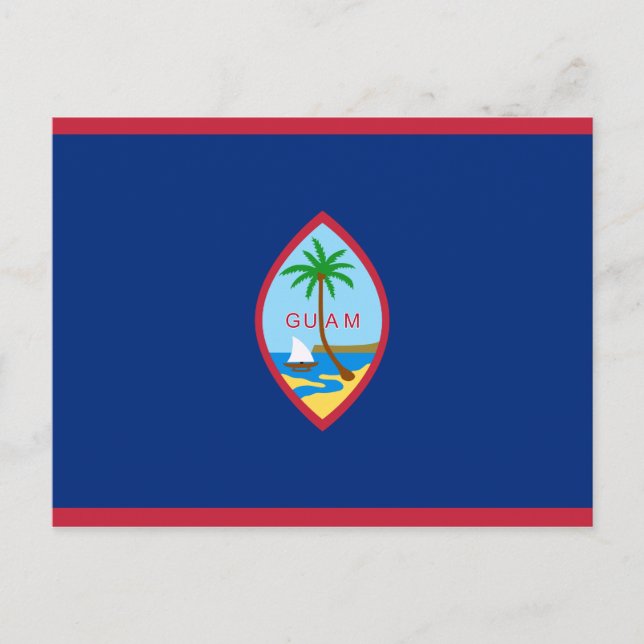 Flag of Guam Postcard (Front)