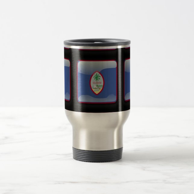 Flag of Guam Travel Mug (Center)