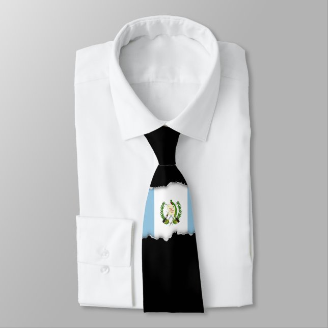 Flag of Guatamala Tie (Tied)