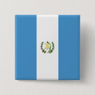 Flag of Guatemala 15 Cm Square Badge