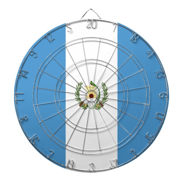 Flag of Guatemala Dartboard (Front)