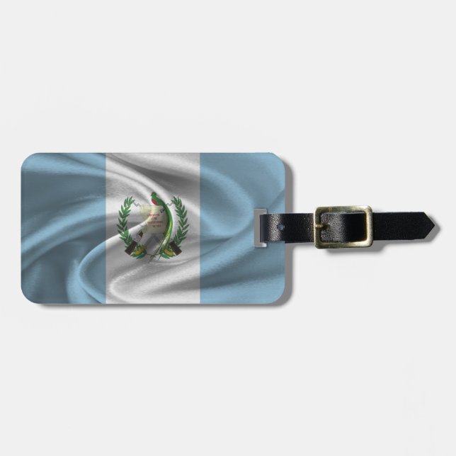 Flag Of Guatemala Luggage Tag (Front Horizontal)