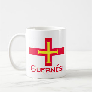 Flag of Guernési Coffee Mug