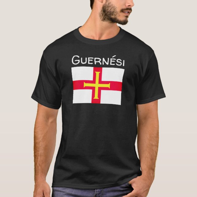 Flag of Guernési T-Shirt (Front)