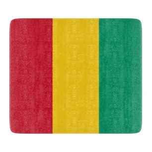 Flag of Guinea (African Country) Cutting Board