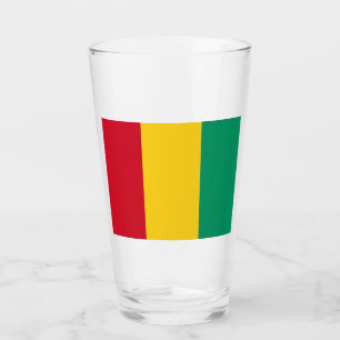 Flag of Guinea (African Country) Glass