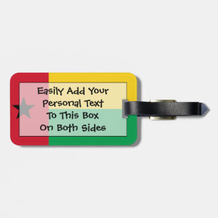 Flag of Guinea-Bissau Easy ID Personal Luggage Tag