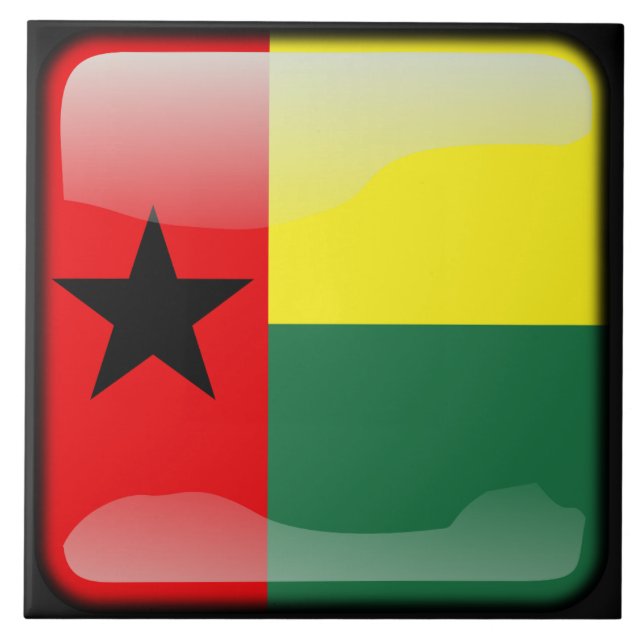 Flag of Guinea-Bissau Tile (Front)