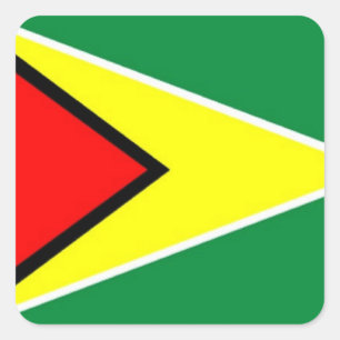 Flag of Guyana Square Sticker