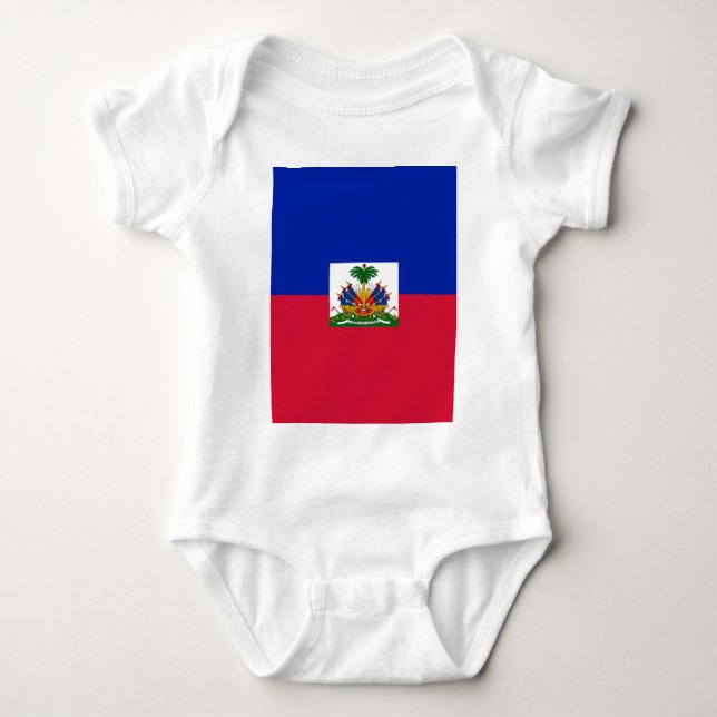 Flag of Haiti Baby Bodysuit (Front)
