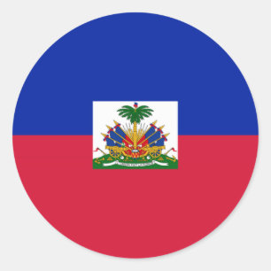 Flag of Haiti Classic Round Sticker