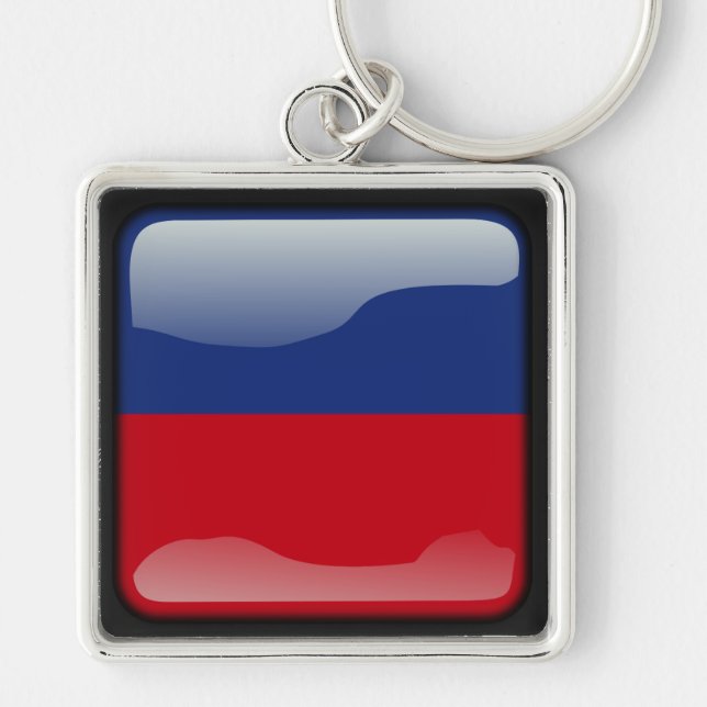 Flag of Haiti Key Ring (Front)