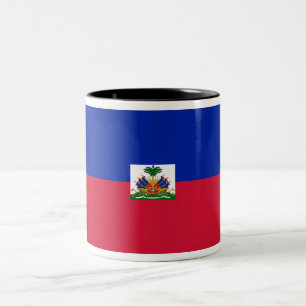 Flag of Haiti Two-Tone Coffee Mug