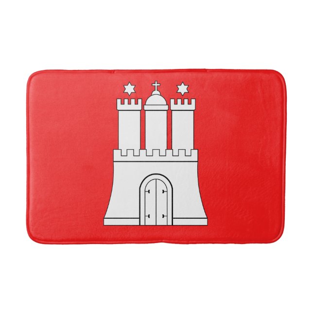 Flag of Hamburg Bath Mat (Front)
